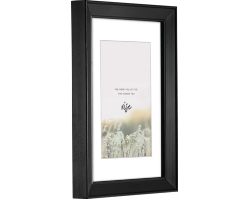 Cadre photo noir avec motif