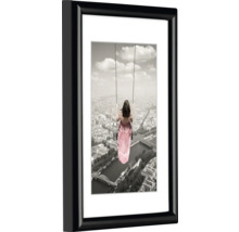 Cadre photo bois Rise blanc 15x20 cm