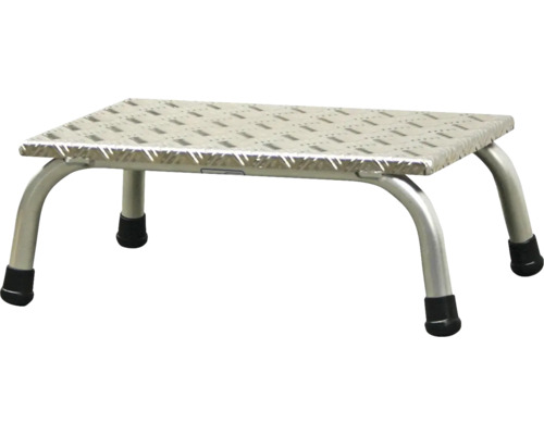 Aluminium Tritt mit rutschfester Oberfläche für erhöhte Standsicherheit