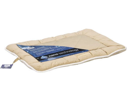 Beiges Hundebett mit Nano-Technologie