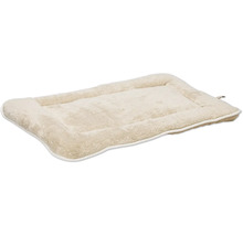 Beiges rechteckiges Hundebett