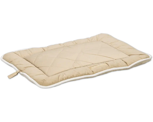 Beige Tierbett-Matratze mit gestepptem Muster