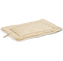 Tapis pour chien beige avec motif matelassé