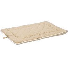 Coussin beige matelassé pour animaux de compagnie