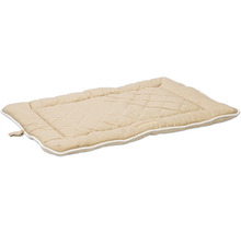 Tapis pour chien beige avec motif matelassé