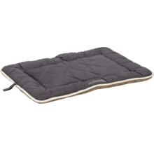 Tapis pour chien gris avec surface matelassée