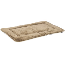 Coussin rectangulaire en peluche pour chien