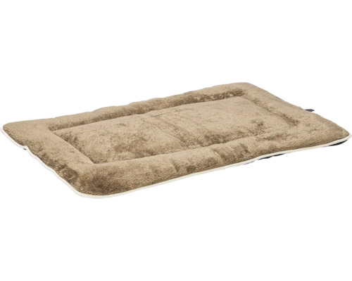 Coussin rectangulaire en peluche pour chien
