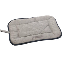 Coussin pour chien avec surpiqûres et poignée de transport