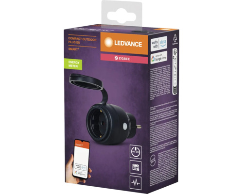 Ledvance Smart+ Prise extérieure compacte EU dans son emballage