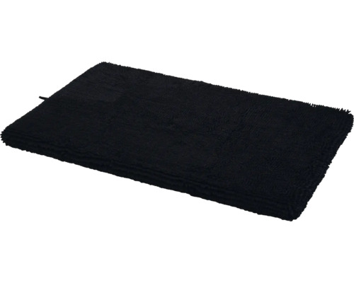 Tapis de bain rectangulaire avec poils