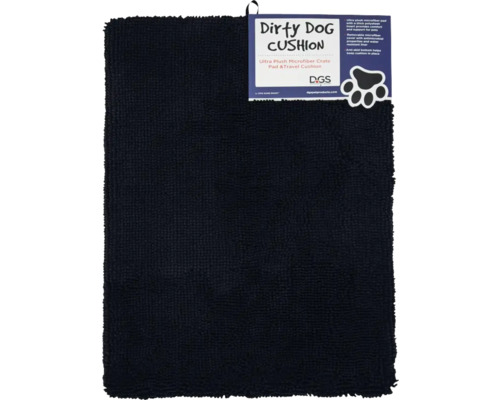 Dunkelblaue Dirty Dog Cushion Hundedecke aus Mikrofaser