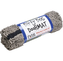 Graue Hunde Fußmatte für Schmutz