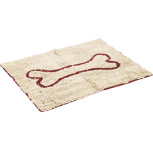 Hundematte mit Knochenmotiv