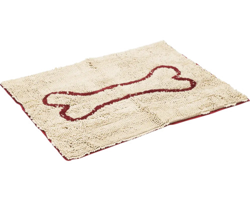 Hundematte mit Knochenmotiv