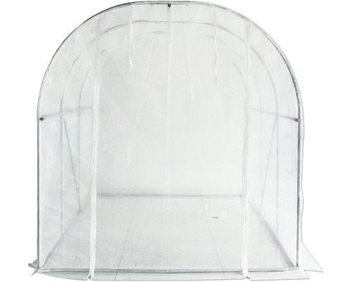Tunnelgewächshaus mit transparenter Folie