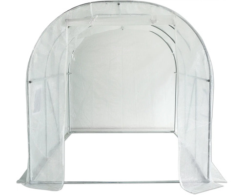 Gewächshaus mit transparenter Folienabdeckung