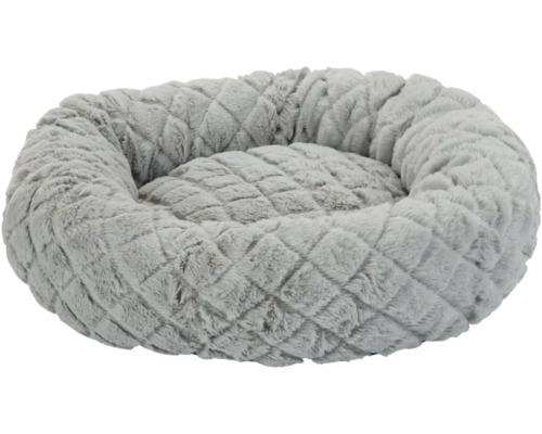 Couchage ovale matelassé pour chiens et chats
