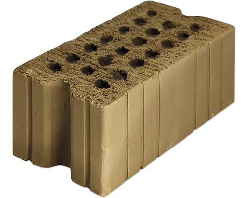 Rapido Holz-Lehm-Stein NF nicht tragend 24 x 11,5 x 7,1 cm Ziegelstein mit Löchern