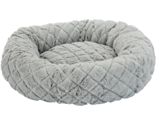 Panier ovale pour animaux de compagnie avec surface matelassée