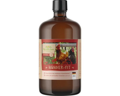 Complément alimentaire My Little Farm poules Fit 500 ml, apport supplémentaire en vitamines A, D, E, C