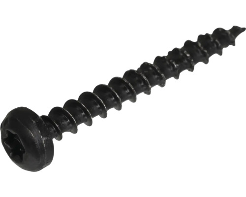 Vis pour panneaux de particules Pan-Head av. empreinte étoile 3x20 mm HCP noir 100 pièces Vis pour panneaux de particules Pan-Head av. empreinte étoile 3x20 mm HCP noir 100 pièces