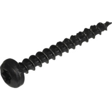 Spanplattenschraube Pan-Head m. I-Stern 4x16 mm HCP schwarz 100 Stück