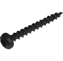 Spanplattenschraube Pan-Head m. I-Stern 4x20 mm HCP schwarz 100 Stück