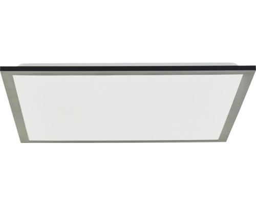 Plafonnier LED carré avec bordure métallique