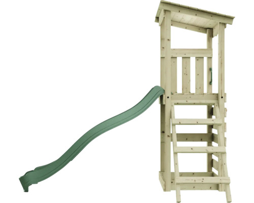Tour de jeux avec toboggan et échelle pour le jardin