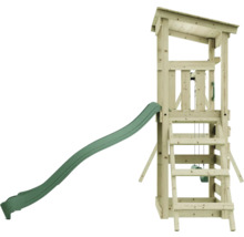Spilltuerm mat Rutsch a Leeder aus Holz