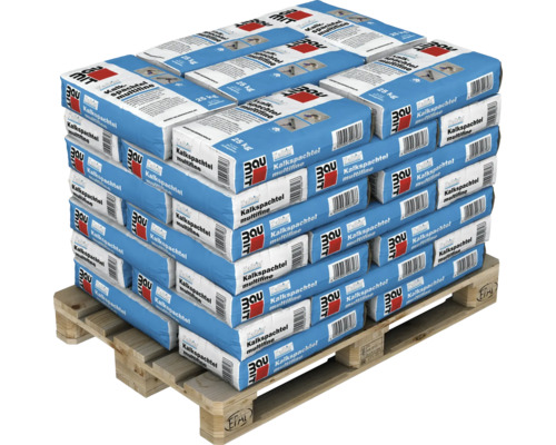 Palette mit Säcken Kalkspachtel