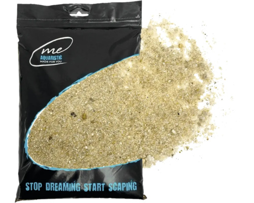 Sable d'aquarium Me Nature Me Nature Artic Sand, 0,1-4 mm 3 kg Aquascaping, biotope aquarium