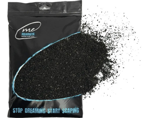 Sable d'aquarium Me Nature Me Nature Black Maui Sand, 0-1-2 mm 2,8 kg Aquascaping, biotope aquarium