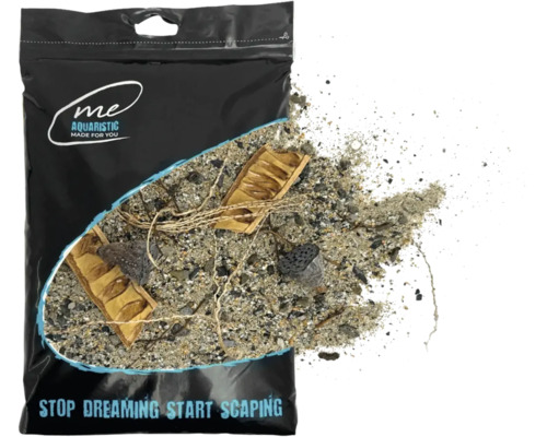 Aquariumsand, Aquariumdekoration Me Nature Me Nature World Habitat Marsh 3 kg Aquascaping, Biotop Aquarium