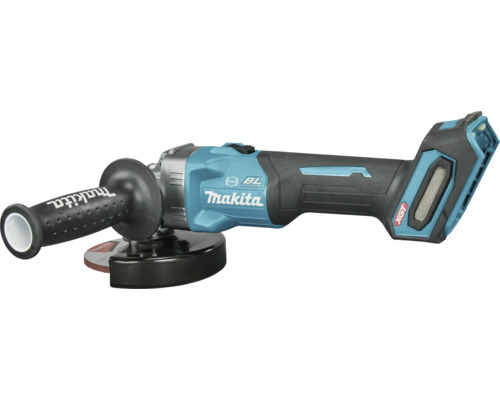 Makita Akku-Winkelschleifer mit Zusatzhandgriff und Trennscheibe