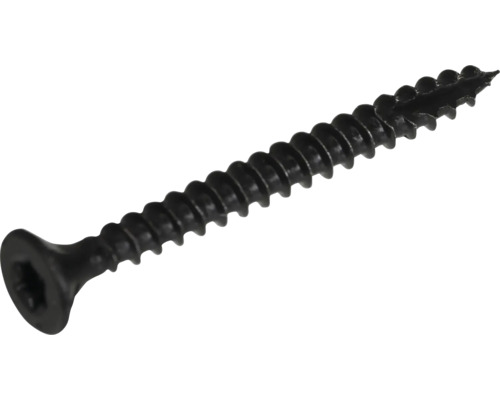 Spanplattenschraube Senkkopf m. I-Stern und Schneidkerbe 3,5x16 mm HCP schwarz 100 Stück Spanplattenschraube Senkkopf m. I-Stern und Schneidkerbe 3,5x16 mm HCP schwarz 100 Stück