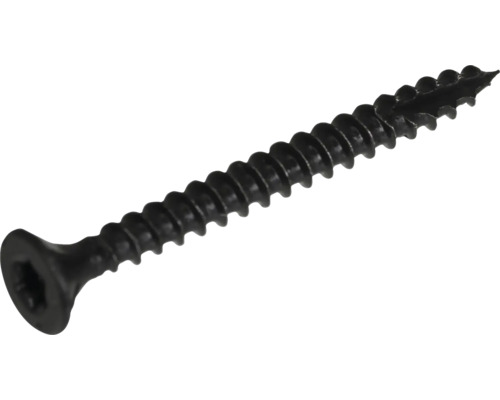 Spanplattenschraube Senkkopf m. I-Stern und Schneidkerbe 4x30 mm HCP schwarz 100 Stück Spanplattenschraube Senkkopf m. I-Stern und Schneidkerbe 4x30 mm HCP schwarz 100 Stück