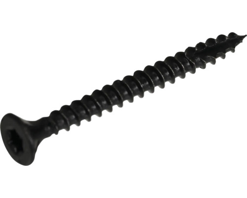 Spanplattenschraube Senkkopf m. I-Stern und Schneidkerbe 5x40 mm HCP schwarz 50 Stück Spanplattenschraube Senkkopf m. I-Stern und Schneidkerbe 5x40 mm HCP schwarz 50 Stück