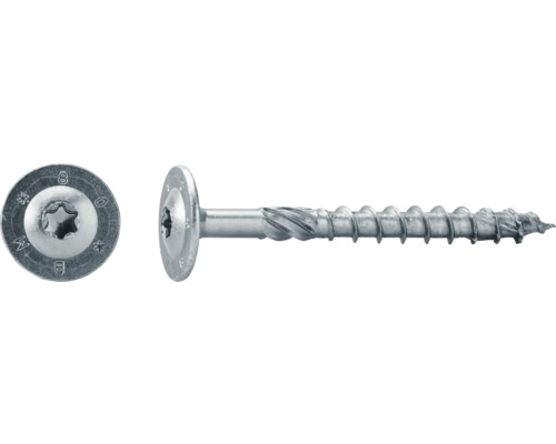 JD Plus Konstruktionsschraube Tellerkopf m. I-Stern 6x140 mm galv. verzinkt 100 Stück