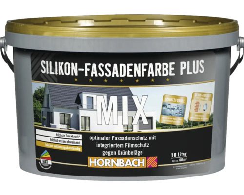 Eimer Silikon Fassadenfarbe Plus mit 10 Liter Inhalt