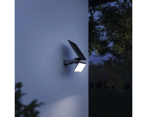 Solarleuchte zur Wandmontage mit LED-Licht