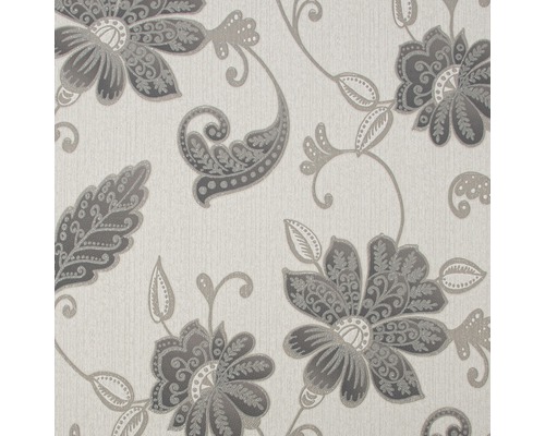 Vliestapete 111317 Jewel Juliet dunkelgrau beige Tapete mit floralem Muster