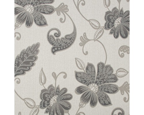 Papier peint intissé 111317 Jewel Juliet gris foncé beige