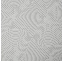 Tapete mit geometrischem Kreis- und Rautenmuster