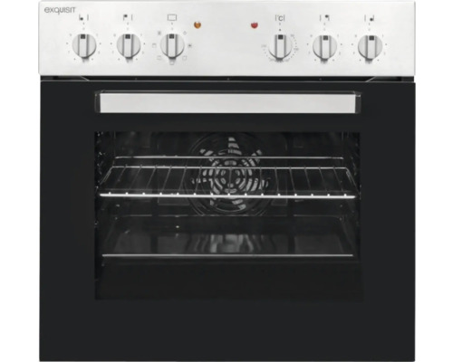 Four encastrable Exquisit avec boutons de commande et espace de cuisson