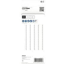 Lame de scie sauteuse Bosch T 344 DF Speed pour bois dur, 5 pces