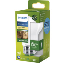 Philips LED Lampe, dimmbar, warmweiß, E27 Sockel, in Verpackung