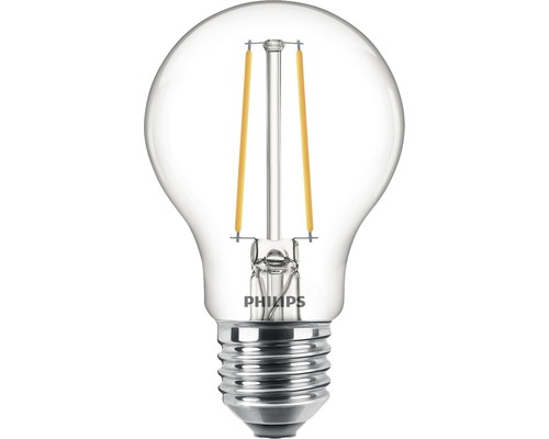 Ampoule LED A60 transparente E27/1,5W(15W) 150 lm 2700 K blanc chaud