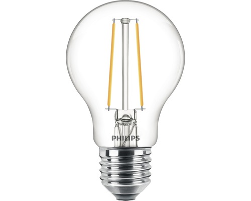 Ampoule LED A60 transparente E27/2,2W(25W) 250 lm 2700 K blanc chaud